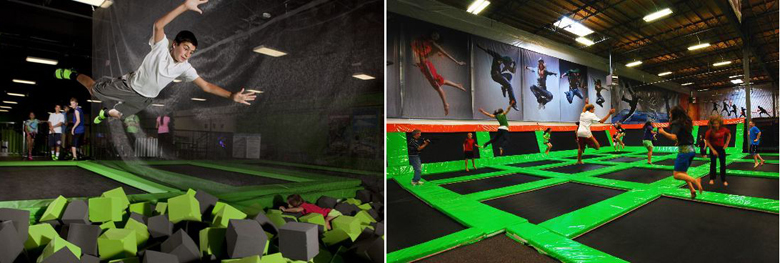 indoor trampoline park